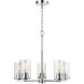 Verlana 5 Light 24 inch Chrome Chandelier Ceiling Light